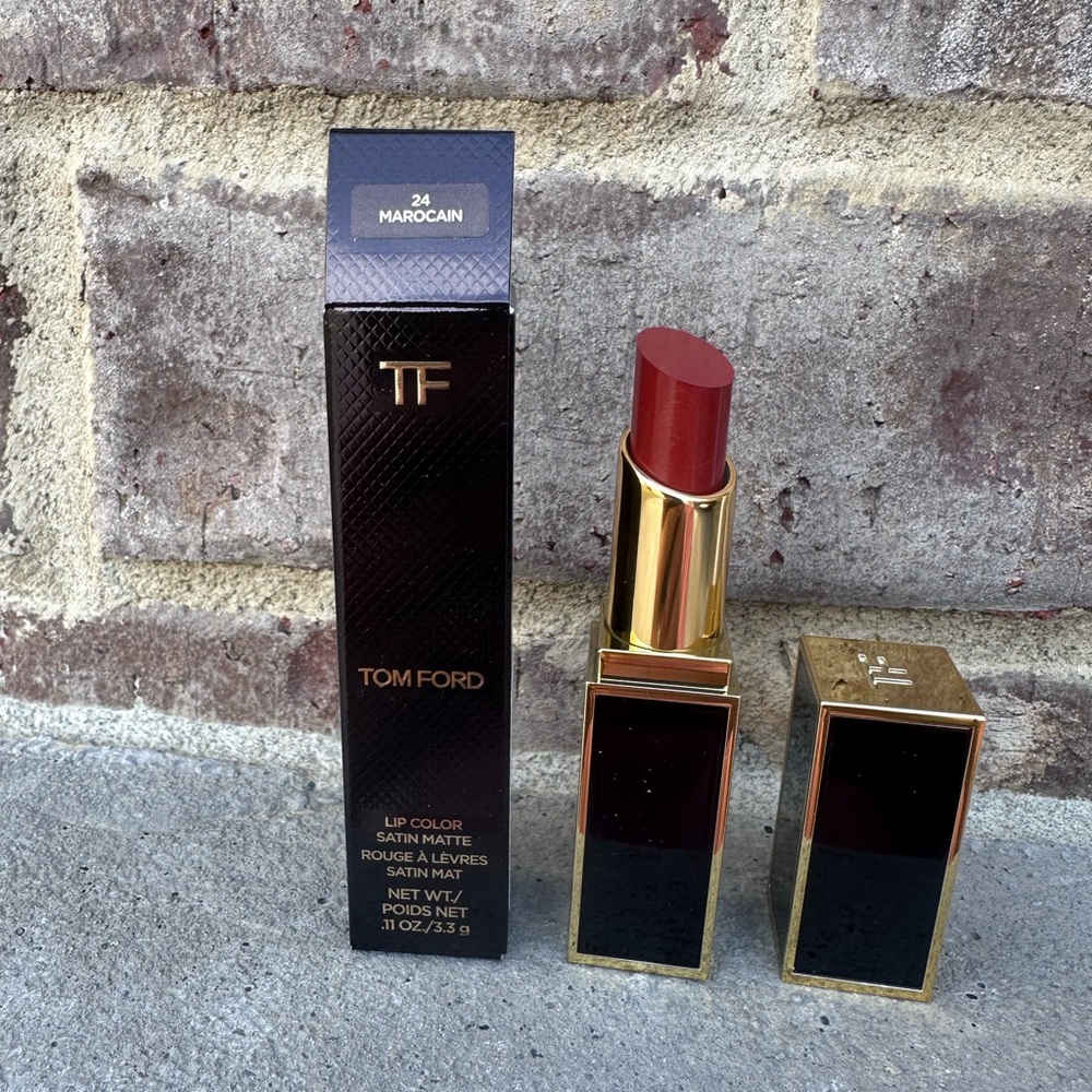 Tom Ford LIP COLOR Satin Matte - 24 MAROCAIN - 0.11 oz / 3.3 g - BRAND NEW